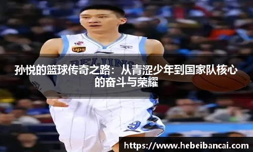 孙悦的篮球传奇之路：从青涩少年到国家队核心的奋斗与荣耀